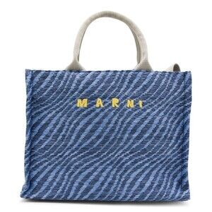 Marni Blue Patterned Tote Bag - NWT